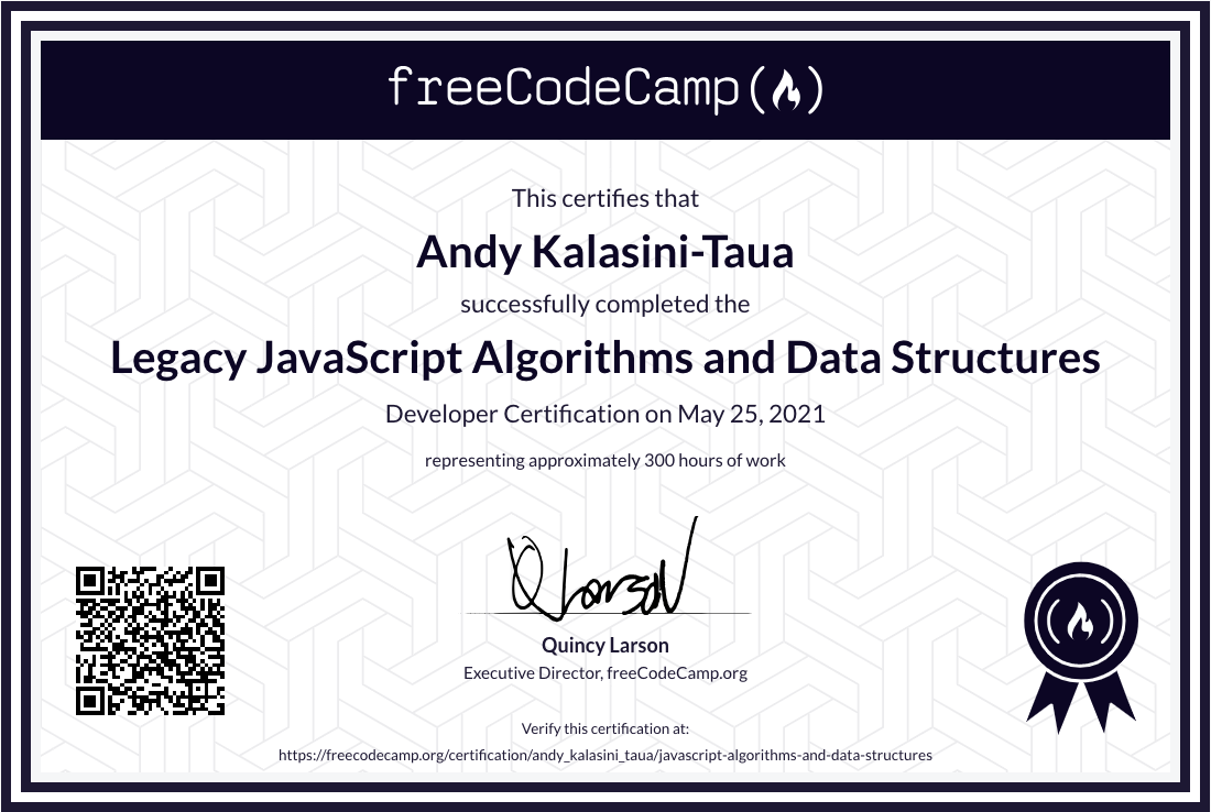Certificate 1